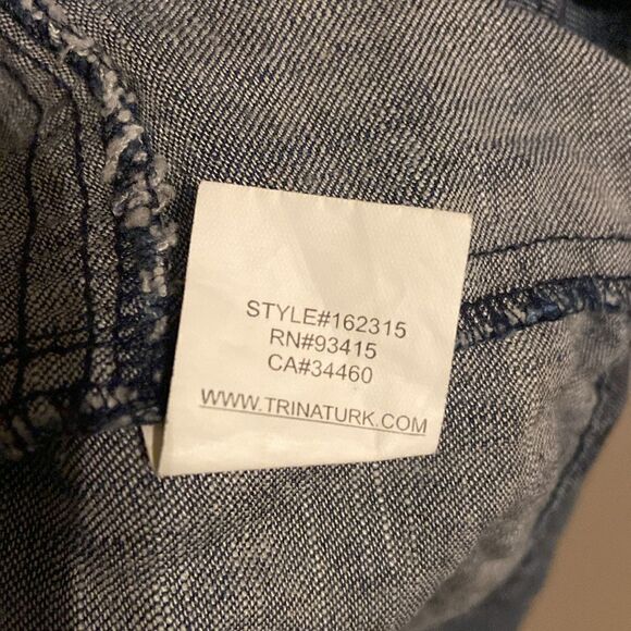 Trina Turk Shelby Chambray Dress size 4 - Picture 5 of 7